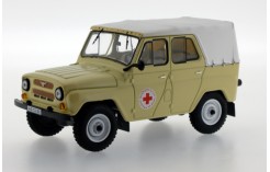 UAZ 469 BG Russian Medical Services - Sand and White Roof - 1977