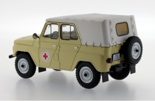 UAZ 469 BG Russian Medical Services - Sand and White Roof - 1977