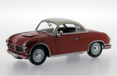 AWZ P70 Coupe - Dark Bordeaux and Whte - 1958