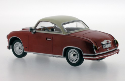 AWZ P70 Coupe - Dark Bordeaux and Whte - 1958