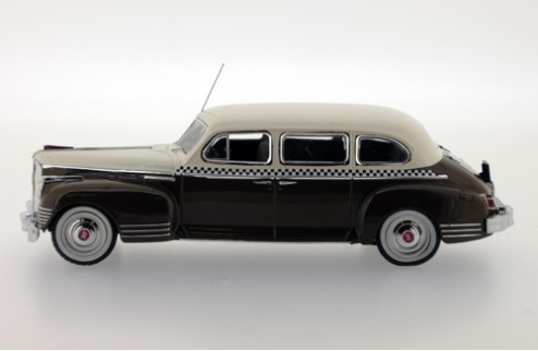 iST 1/43 Diecast 1948 ZIS 110 Brown and White Russian Taxi  #IST 093