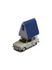 Trabant 601S Limousine (Camping) with Roof Tent in Resin - Light Grey - 1980