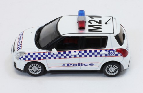 Suzuki Swift Australia Melbourne Police Car 2010