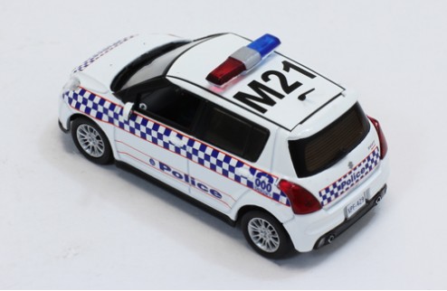 Suzuki Swift Australia Melbourne Police Car 2010