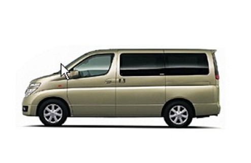 NISSAN EL GRAND Champagne Silver