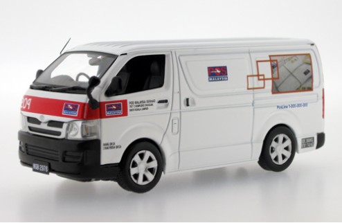 TOYOTA Hiace Malaysia Post delivery van