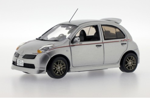 NISSAN March 12SR with NISMO stripe - Silver
