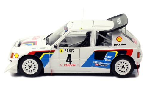 PEUGEOT 205 T16 E2 #4 J. Kankkunen-J. Piiironen Rally Monte-Carlo 1986