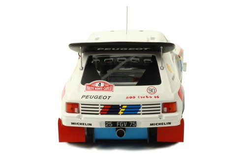 PEUGEOT 205 T16 E2 #4 J. Kankkunen-J. Piiironen Rally Monte-Carlo 1986