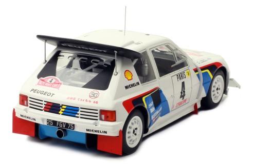 PEUGEOT 205 T16 E2 #4 J. Kankkunen-J. Piiironen Rally Monte-Carlo 1986