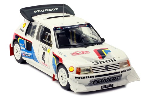 PEUGEOT 205 T16 E2 #4 J. Kankkunen-J. Piiironen Rally Monte-Carlo 1986