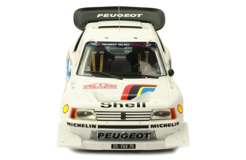 PEUGEOT 205 T16 E2 #4 J. Kankkunen-J. Piiironen Rally Monte-Carlo 1986