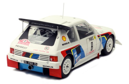 PEUGEOT 205 t16 E2 #8 B. Saby-J. Fauchille Rally Monte-Carlo 1986