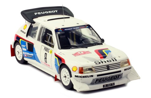 PEUGEOT 205 t16 E2 #8 B. Saby-J. Fauchille Rally Monte-Carlo 1986