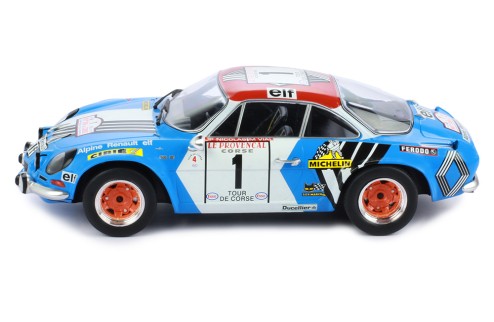 RENAULT Alpine A110 1600S #1 J.P.Nicolas - M.Vial Winner Rally Tour De Corse 1973 