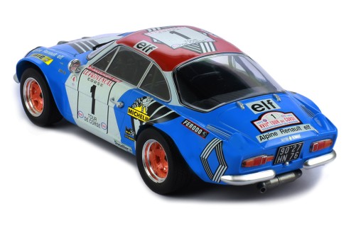 RENAULT Alpine A110 1600S #1 J.P.Nicolas - M.Vial Winner Rally Tour De Corse 1973 