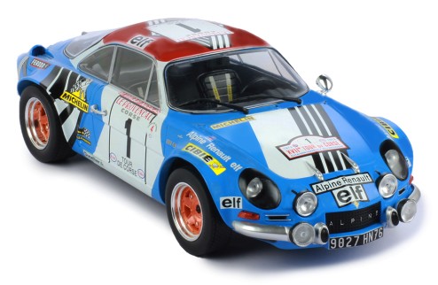 RENAULT Alpine A110 1600S #1 J.P.Nicolas - M.Vial Winner Rally Tour De Corse 1973 
