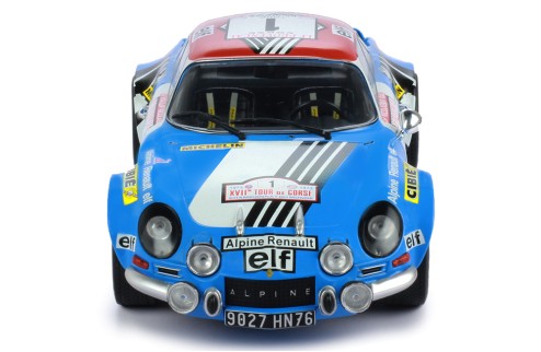 RENAULT Alpine A110 1600S #1 J.P.Nicolas - M.Vial Winner Rally Tour De Corse 1973 