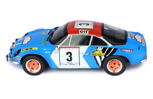 RENAULT Alpine A110 1600S #3 B.Darniche - A.Mahe Rally Tour De Corse 1973 