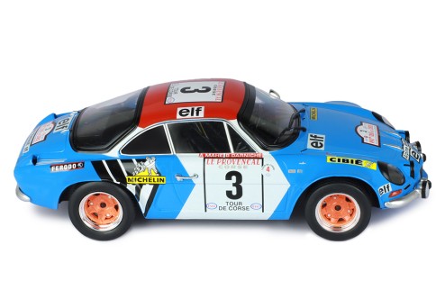 RENAULT Alpine A110 1600S #3 B.Darniche - A.Mahe Rally Tour De Corse 1973 