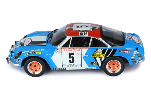 RENAULT Alpine A110 1600S #5 J.F.Piot - J.De Alexandris Rally Tour De Corse 1973 