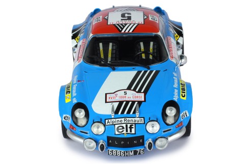 RENAULT Alpine A110 1600S #5 J.F.Piot - J.De Alexandris Rally Tour De Corse 1973 