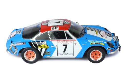 RENAULT Alpine A110 1600S #7 J.L.Therier - M.Callewaert Rally Tour De Corse 1973 