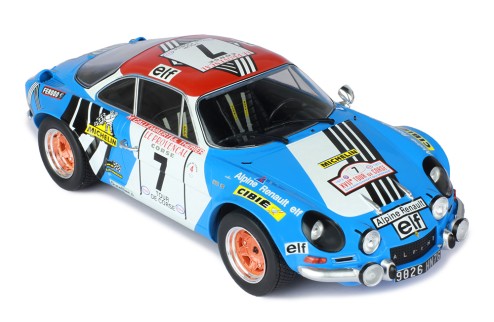 RENAULT Alpine A110 1600S #7 J.L.Therier - M.Callewaert Rally Tour De Corse 1973 