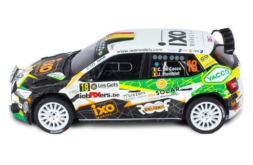 ŠKODA FABIA R5 EVO #18 C. De Cecco-J. Humblet Rally Condroz 2019