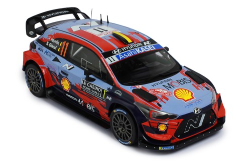 HYUNDAI i20 Coupe WRC #11 T. Neuville - N. Gilsoul  Winner Rallye Monte-Carlo 2020