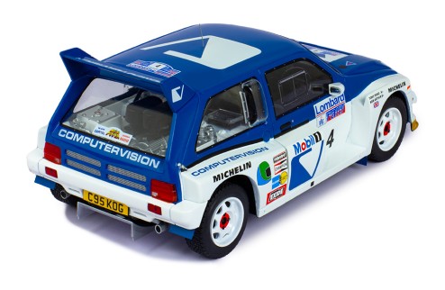 MG METRO 6R4 #4 T. Pond-R. Arthur RAC Rally1986