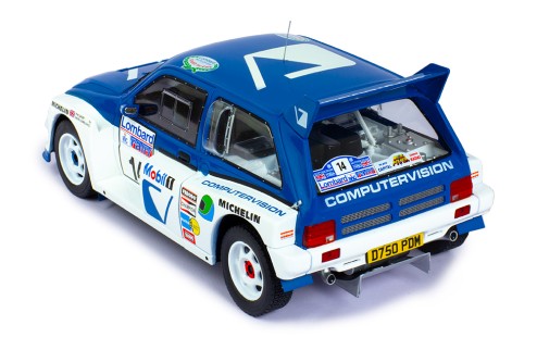 MG METRO 6R4 #14 D. Llewellin-P. Short RAC Rally1986
