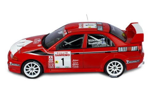 MITSUBISHI Lancer RS Evolution VI  #1 T. Kitten-R. Mannisen Hill Winner Rally San Remo 1999
