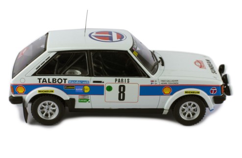 TALBOT SUNBEAM LOTUS #8 H.Toivonen -F.Gallagher Rallye Monte-Carlo 1981