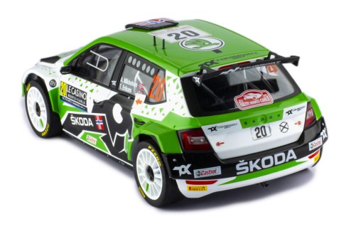 ŠKODA FABIA Rally2 EVO #20 A.Mikkelsen - E.Torstein Winner WRC2 Rallye Monte-Carlo 2022