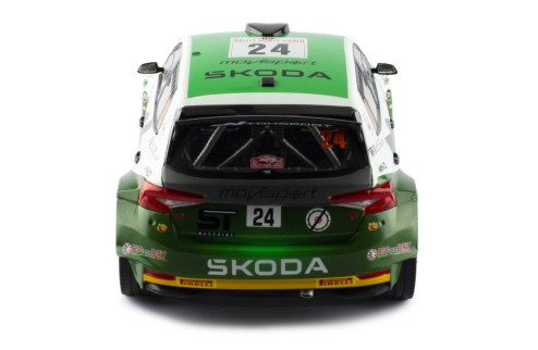 ŠKODA FABIA Rally2 (2023) #24 N.Gryazin - K.Aleksandrov Rallye Monte-Carlo 2023