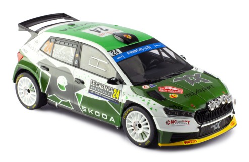 ŠKODA FABIA Rally2 (2023) #24 N.Gryazin - K.Aleksandrov Rallye Monte-Carlo 2023