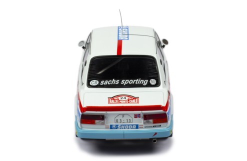 ŠKODA 130L #24  J.Haugland - P.Vegel Rally Monte-Carlo 1987