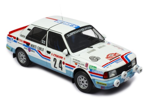ŠKODA 130L #24  J.Haugland - P.Vegel Rally Monte-Carlo 1987