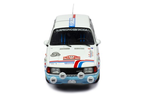 ŠKODA 130L #24  J.Haugland - P.Vegel Rally Monte-Carlo 1987