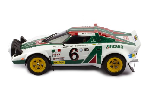 LANCIA STRATOS HF #6 B.Waldegard - H.Thorszelius Rallye Monte-Carlo 1976