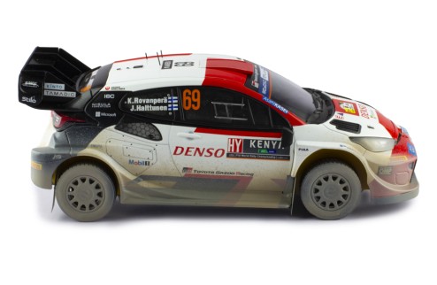 TOYOTA GR YARIS Rally1 #69 K.Rovanpera - J.Halttunen Safari Rally 2023 (with dirt effects)