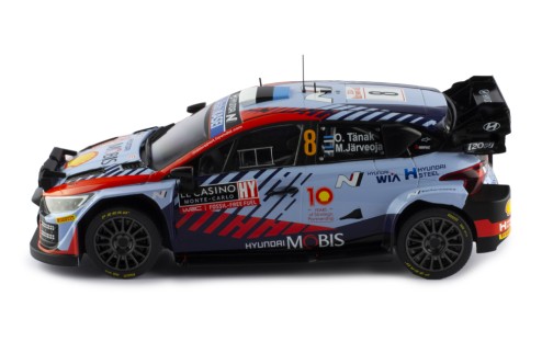 HYUNDAI i20 N Rally1 #8 O.Tanak - M.Jarveoj Rallye Monte-Carlo 2024