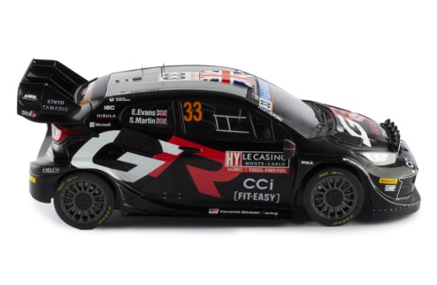 TOYOTA GR YARIS Rally1 HYBRID #33 E.Evans - S.Martin Rallye Monte-Carlo 2024 