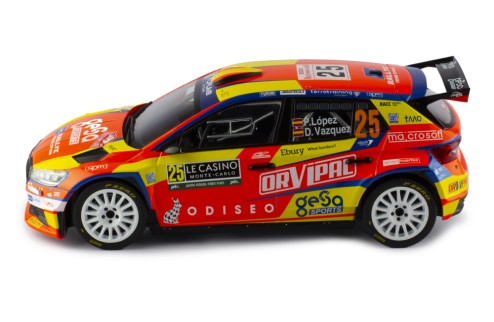 ŠKODA FABIA Rally2 (2023) #25 P.Lopez - D.L.Vasquez Rallye Monte-Carlo 2024