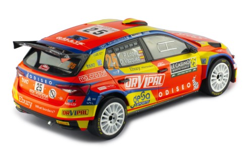 ŠKODA FABIA Rally2 (2023) #25 P.Lopez - D.L.Vasquez Rallye Monte-Carlo 2024