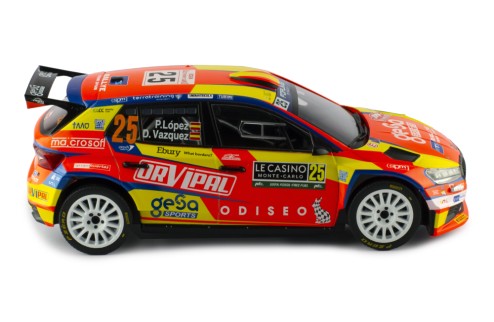 ŠKODA FABIA Rally2 (2023) #25 P.Lopez - D.L.Vasquez Rallye Monte-Carlo 2024