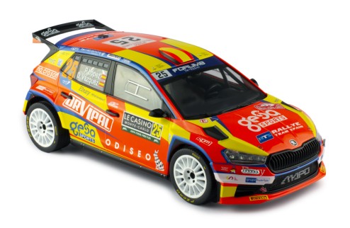 ŠKODA FABIA Rally2 (2023) #25 P.Lopez - D.L.Vasquez Rallye Monte-Carlo 2024