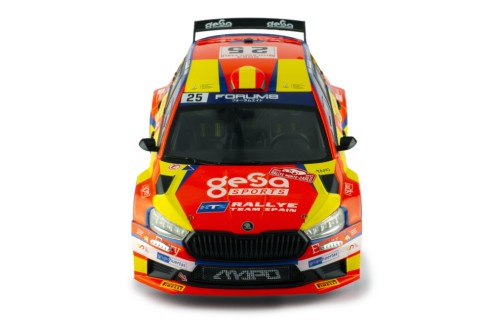 ŠKODA FABIA Rally2 (2023) #25 P.Lopez - D.L.Vasquez Rallye Monte-Carlo 2024