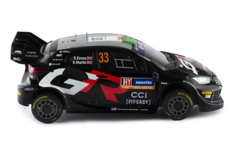 TOYOTA GR YARIS Rally1 #33 E.Evans - S.Martin Rally Sweden 2024 